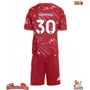 Liverpool Jeremie Frimpong #30 Replica Home Stadium Kit for Kids 2026-27 Short Sleeve (+ pants)